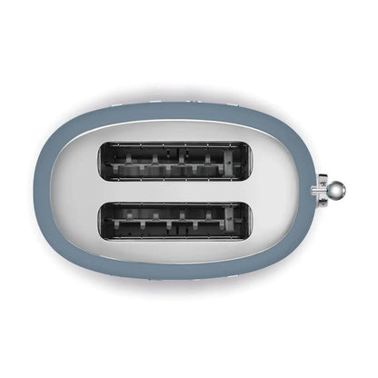 Smeg 2-Schlitz-Toaster, kompakt, Storm Blue, TSF01SBMEU-Smeg Point - Online Handel