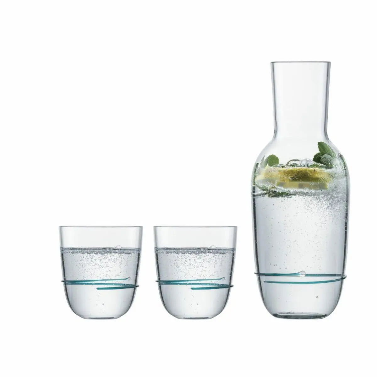 Zwiesel Glas Handmade Aura (Sets) 121695 Carafe + 2 Tumblers emerald-Smeg Point - Online Handel