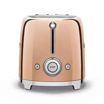 TSF01RGEU Toaster - kompakter 2-Schlitz-Toaster Rosegold - Smeg Point  - Online Handel