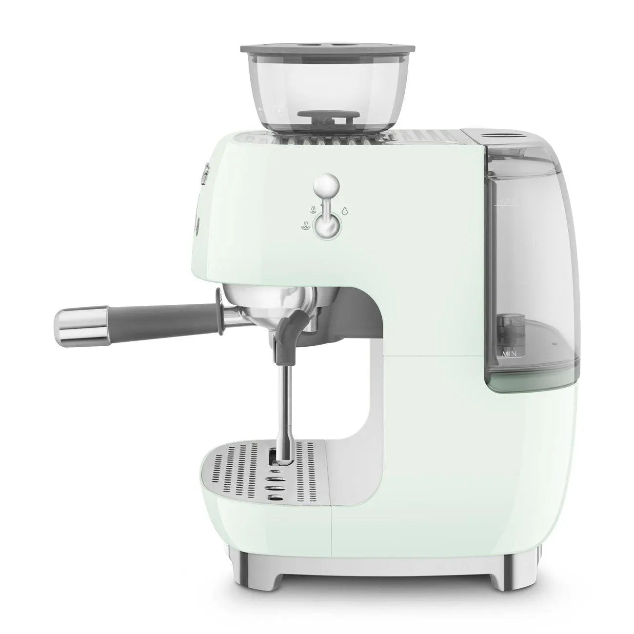 Espressomaschine mit Mahlwerk EGF03PGEU Pastellgrün - Smeg Point  - Online Handel