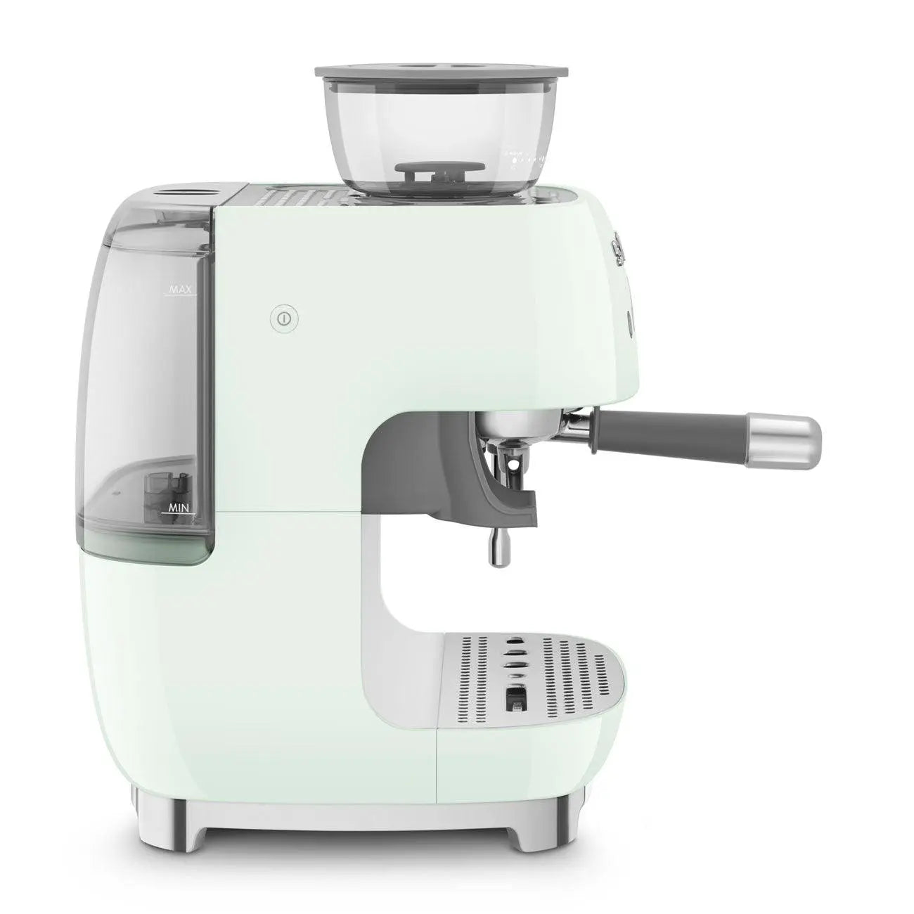 Espressomaschine mit Mahlwerk EGF03PGEU Pastellgrün - Smeg Point  - Online Handel