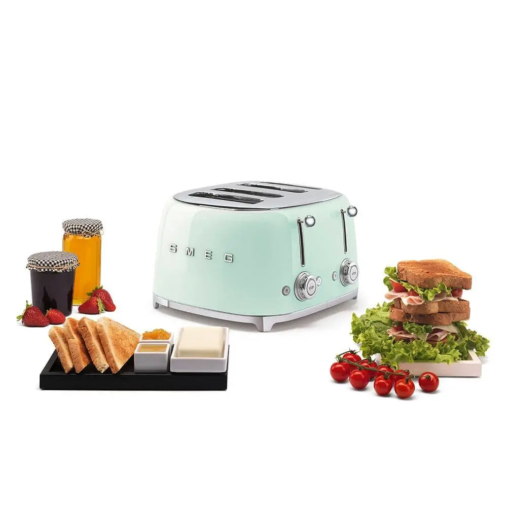 TSF03PGEU 4-Scheiben Toaster Pastellgrün - Smeg Point  - Online Handel