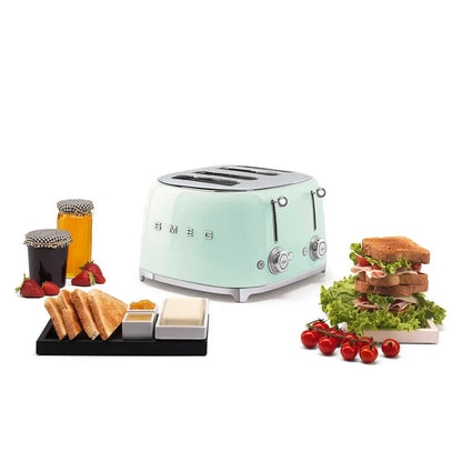 TSF03PGEU 4-Scheiben Toaster Pastellgrün - Smeg Point  - Online Handel