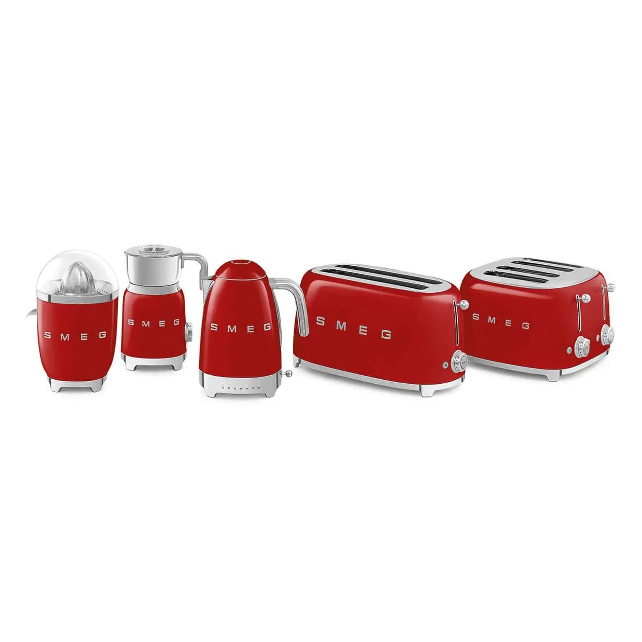 TSF03RDEU 4-Scheiben Toaster Rot - Smeg Point  - Online Handel