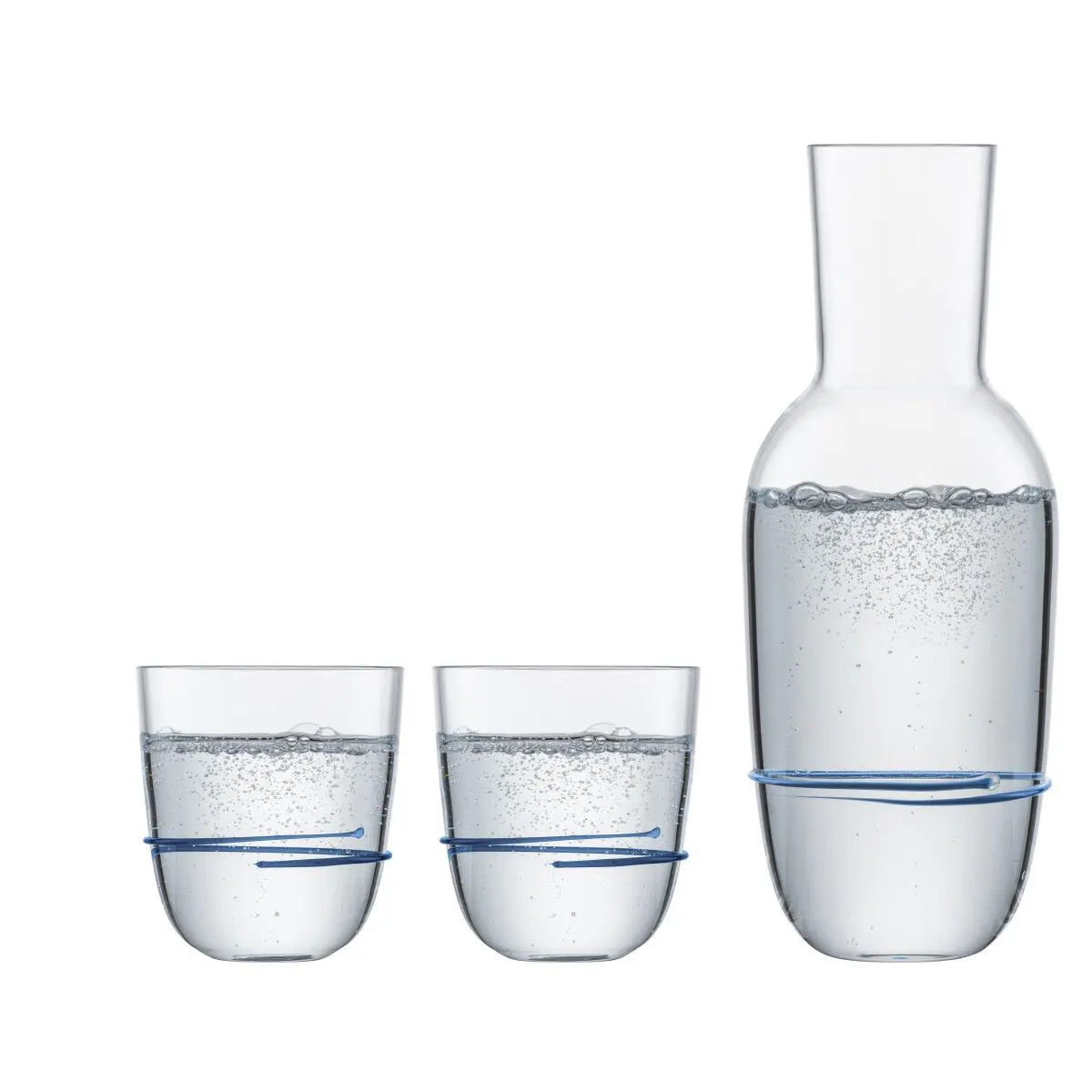 Zwiesel Glas Handmade Aura (Sets) 121694 Carafe + 2 Tumblers blue-Smeg Point - Online Handel