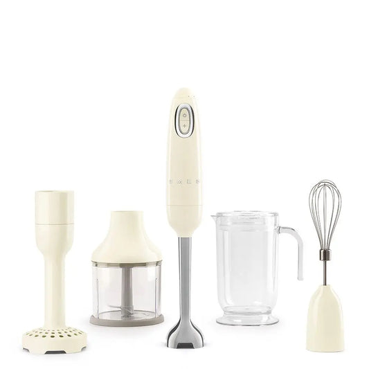 HBF22CREU Stabmixer Set mit Zubehör Creme - Smeg Point  - Online Handel